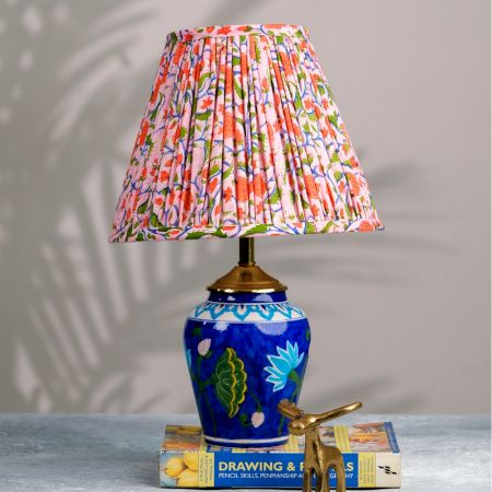 Multicolour Block Print Empire Lampshade Small